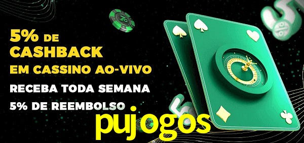 Promoções do cassino ao Vivo pujogos